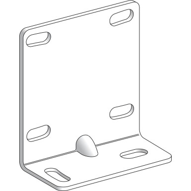 XUZAM01 - Bottom mounting bracket, Photoelectric sensors XU, accessory for sensor, XUM, base fixing metal - Schneider Electric - Bottom mounting bracket, Photoelectric sensors XU, accessory for sensor, XUM, base fixing metal - Schneider Electric - 0