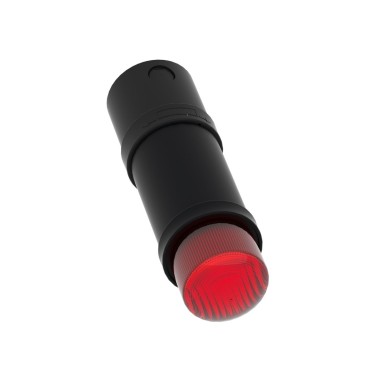 XVBL8M4 - Illuminated beacon, Harmony XVB, plastic, red, 70mm, flashing, integral flash discharge tube, 10 joule, 230V AC - Schneider Electric - Illuminated beacon, Harmony XVB, plastic, red, 70mm, flashing, integral flash discharge tube, 10 joule, 230V AC - Schneider Electric - 4