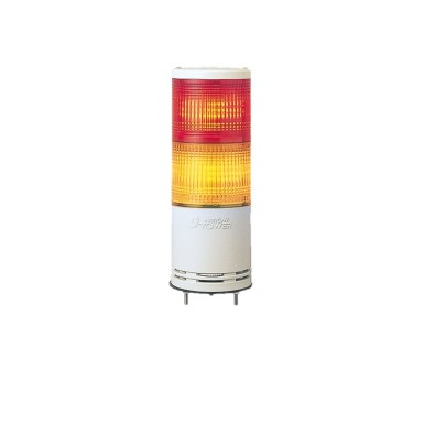 XVC1B2K - Harmony XVC, Monolithic precabled tower light, plastic, red orange, Ш100, base mounting, steady or flashing, IP54, 24 V DC - Schneider Electric - Harmony XVC, Monolithic precabled tower light, plastic, red orange, Ш100, base mounting, steady or flashing, IP54, 24 V DC - Schneider Electric - 0