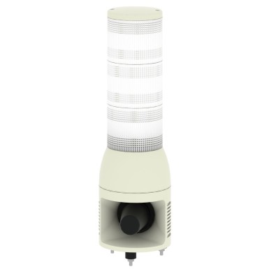 XVC1B3HK - Harmony XVC, Monolithic precabled tower light, plastic, red orange green, Ш100, steady or flashing, siren 0...102 dB, 24 V DC - Schneider Electric - Harmony XVC, Monolithic precabled tower light, plastic, red orange green, Ш100, steady or flashing, siren 0...102 dB, 24 V DC - Schneider Electric - 4