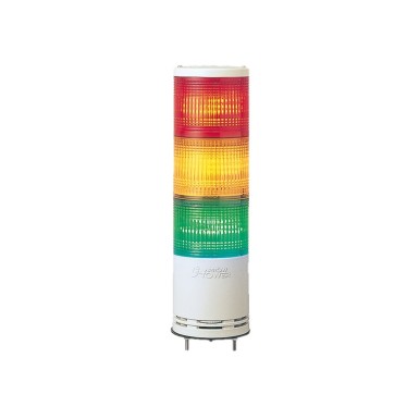 XVC1B3K - Harmony XVC, Monolithic precabled tower light, plastic, red orange green, Ш100, base mounting, steady or flashing, IP54, 24 V DC - Schneider Electric - Harmony XVC, Monolithic precabled tower light, plastic, red orange green, Ш100, base mounting, steady or flashing, IP54, 24 V DC - Schneider Electric - 0