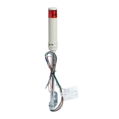 XVC4B15S - Harmony XVC, Monolithic precabled tower light, plastic, red, Ш40, tube mounting, steady or flashing, buzzer, IP23, 24 V AC/DC - Schneider Electric - Harmony XVC, Monolithic precabled tower light, plastic, red, Ш40, tube mounting, steady or flashing, buzzer, IP23, 24 V AC/DC - Schneider Electric - 0