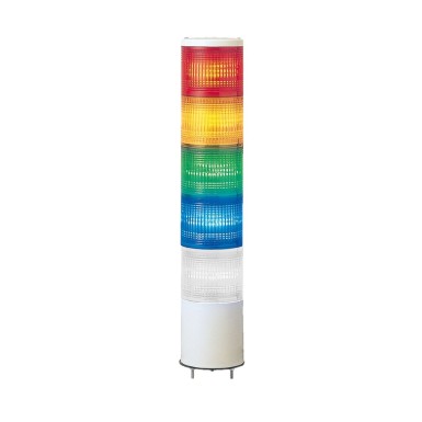 XVC4B5K - Harmony XVC, Monolithic precabled tower light, plastic, red orange green blue clear, Ш40, base mounting, steady, IP54, 24 V AC/DC - Schneider Electric - Harmony XVC, Monolithic precabled tower light, plastic, red orange green blue clear, Ш40, base mounting, steady, IP54, 24 V AC/DC - Schneider Electric - 0