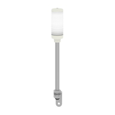 XVC6B3 - Monolithic precabled tower light, Harmony XVC, plastic, red orange green, 60mm, tube mounting, steady, IP23, 24V AC DC - Schneider Electric - Monolithic precabled tower light, Harmony XVC, plastic, red orange green, 60mm, tube mounting, steady, IP23, 24V AC DC - Schneider Electric - 3