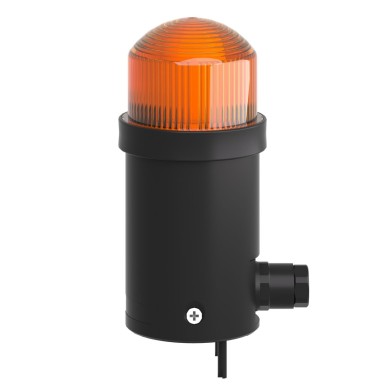 XVDLS6B5 - Harmony XVDLS, Monolithic tower light, plastic, orange, Ш45, flashing, integral flash discharge tube 1 joule, 24 V AC/DC - Schneider Electric - Harmony XVDLS, Monolithic tower light, plastic, orange, Ш45, flashing, integral flash discharge tube 1 joule, 24 V AC/DC - Schneider Electric - 4