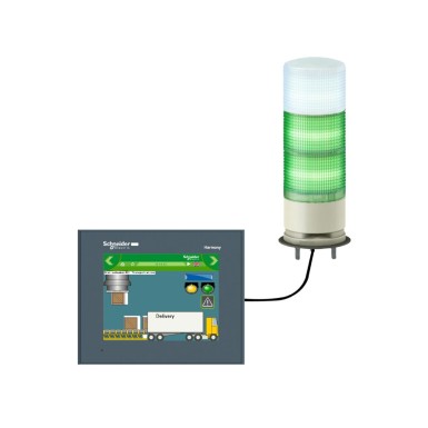 XVGU3SWV - USB configurable monolithic tower light, Harmony XVGU, multi color programmable lights 60mm, steady/flashing LED buzzer - Schneider Electric - USB configurable monolithic tower light, Harmony XVGU, multi color programmable lights 60mm, steady/flashing LED buzzer - Schneider Electric - 0