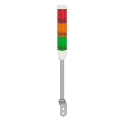 XVMB1RAGS - Harmony XVM, Modular tower lights, aluminium, red/orange/green, Ш45, steady, incandescent bulb BA 15d, with buzzer, 24 V AC/DC - Schneider Electric - Harmony XVM, Modular tower lights, aluminium, red/orange/green, Ш45, steady, incandescent bulb BA 15d, with buzzer, 24 V AC/DC - Schneider Electric - 1