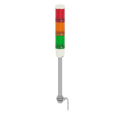 XVMB1RAGS - Harmony XVM, Modular tower lights, aluminium, red/orange/green, Ш45, steady, incandescent bulb BA 15d, with buzzer, 24 V AC/DC - Schneider Electric - Harmony XVM, Modular tower lights, aluminium, red/orange/green, Ш45, steady, incandescent bulb BA 15d, with buzzer, 24 V AC/DC - Schneider Electric - 3