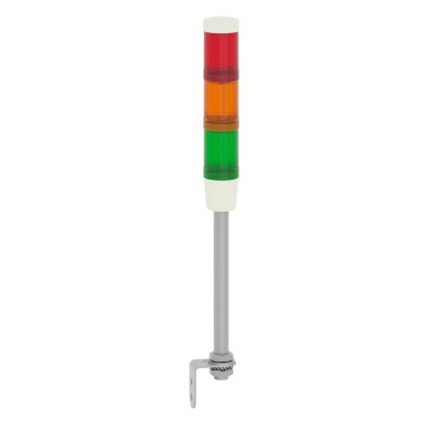 XVMB1RAGS - Harmony XVM, Modular tower lights, aluminium, red/orange/green, Ш45, steady, incandescent bulb BA 15d, with buzzer, 24 V AC/DC - Schneider Electric - Harmony XVM, Modular tower lights, aluminium, red/orange/green, Ш45, steady, incandescent bulb BA 15d, with buzzer, 24 V AC/DC - Schneider Electric - 4