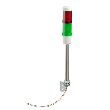 XVMB2RGSSB - Harmony XVM, Modular tower lights, aluminium, red/green, Ш45, steady, super bright LED with buzzer, 24 V AC/DC - Schneider Electric - Harmony XVM, Modular tower lights, aluminium, red/green, Ш45, steady, super bright LED with buzzer, 24 V AC/DC - Schneider Electric - 0