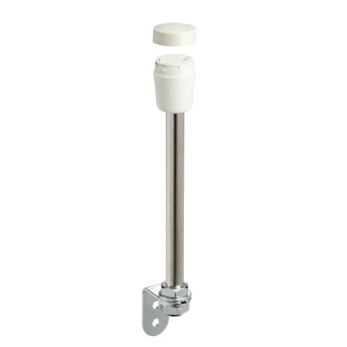 XVMC213T - Base mounting unit with cover, Harmony XVM, fixing tube 250mm with bracket, plastic, white, 45mm, without buzzer - Schneider Electric - Base mounting unit with cover, Harmony XVM, fixing tube 250mm with bracket, plastic, white, 45mm, without buzzer - Schneider Electric - 0