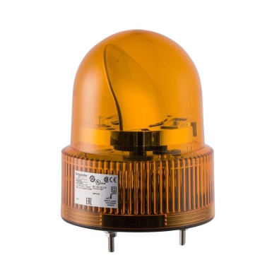 XVR12B05 - Prewired rotating mirror beacon, Harmony XVR, 120 mm, orange, without buzzer, 24 V AC DC - Schneider Electric - Prewired rotating mirror beacon, Harmony XVR, 120 mm, orange, without buzzer, 24 V AC DC - Schneider Electric - 0