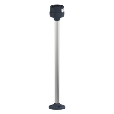 XVUZ400 - Harmony XVU, Fixing plate with 400 mm aluminium pole for modular tower lights, black, ?60 - Schneider Electric - Harmony XVU, Fixing plate with 400 mm aluminium pole for modular tower lights, black, ?60 - Schneider Electric - 3