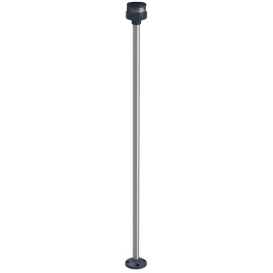 XVUZ800 - Harmony XVU, Fixing plate with 800 mm aluminium pole for modular tower lights, black, ?60 - Schneider Electric - Harmony XVU, Fixing plate with 800 mm aluminium pole for modular tower lights, black, ?60 - Schneider Electric - 0