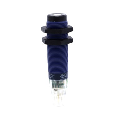 XX518A3NAM12 - Ultrasonic sensors XX, ultrasonic sensor cylindrical M18, Sn 0.5 m, NO, M12 connector - Schneider Electric - Ultrasonic sensors XX, ultrasonic sensor cylindrical M18, Sn 0.5 m, NO, M12 connector - Schneider Electric - 3