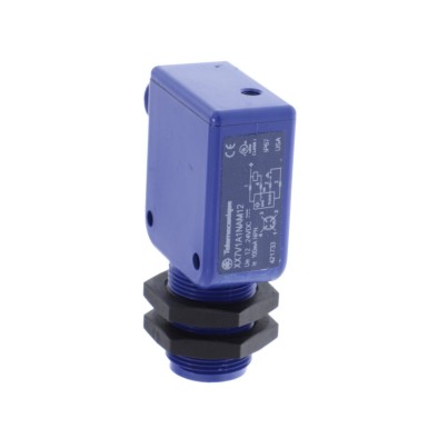 XX7V1A1PAM12 - Ultrasonic sensors XX, ultrasonic sensor parallelepipedic, Sn 0.5 m, NO, M12 connector - Schneider Electric - Ultrasonic sensors XX, ultrasonic sensor parallelepipedic, Sn 0.5 m, NO, M12 connector - Schneider Electric - 1