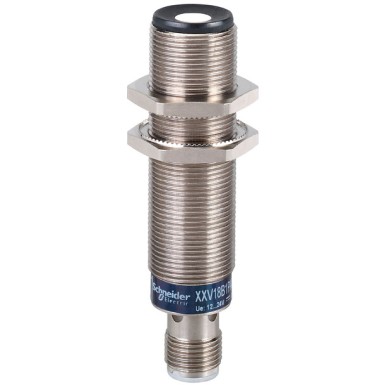 XXV18B1PBM12 - Telemecanique - Ultrasonic sensors XX, ultrasonic sensor, M18 metal, Sn 50 mm, PNP NC, M12