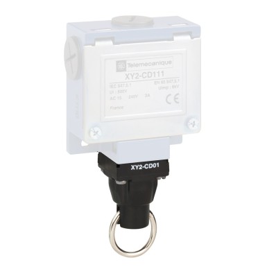 XY2CD01 - Head for simple rope pull switch, Telemecanique Emergency stop rope pull switches XY2C, XY2Cd11 cable sw 240 VAC 10 A - Schneider Electric - Head for simple rope pull switch, Telemecanique Emergency stop rope pull switches XY2C, XY2Cd11 cable sw 240 VAC 10 A - Schneider Electric - 0