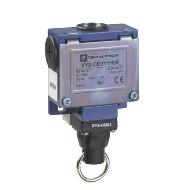 XY2CD111H29 - Simple rope pull switch, Telemecanique Emergency stop rope pull switches XY2C, 1NC + 1 NO, snap action, 240 VAC, 10 A, XY2CD - Schneider Electric - Simple rope pull switch, Telemecanique Emergency stop rope pull switches XY2C, 1NC + 1 NO, snap action, 240 VAC, 10 A, XY2CD - Schneider Electric - 0