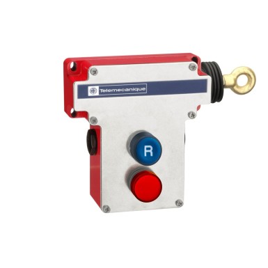 XY2CE1A196H7 - Latching emergency stop rope pull switch, Telemecanique rope pull switches XY2C, cable 300 VAC 10amp XY2CE+options - Schneider Electric - Latching emergency stop rope pull switch, Telemecanique rope pull switches XY2C, cable 300 VAC 10amp XY2CE+options - Schneider Electric - 0