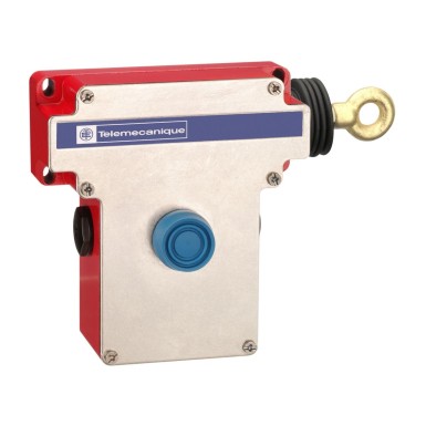 XY2CE1A250 - Latching emergency stop rope pull switch, Telemecanique rope pull switches XY2C, e XY2CE, RH side -1NC+1 NO, booted pushbutton - Schneider Electric - Latching emergency stop rope pull switch, Telemecanique rope pull switches XY2C, e XY2CE, RH side -1NC+1 NO, booted pushbutton - Schneider Electric - 0