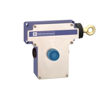 XY2CE1C250TK - Latching emergency stop rope pull switch, Telemecanique rope pull switches XY2C, cable XY2CE, 300 V AC, 10 A - Schneider Electric - Latching emergency stop rope pull switch, Telemecanique rope pull switches XY2C, cable XY2CE, 300 V AC, 10 A - Schneider Electric - 0