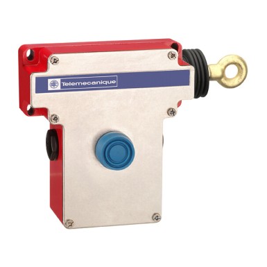 XY2CE1D290 - Telemecanique - Latching emergency stop rope pull switch, Telemecanique rope pull switches XY2C, cable XY2CE, 300 V AC, 10 A