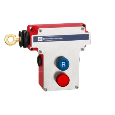 XY2CE2A196H7 - Latching emergency stop rope pull switch, Telemecanique rope pull switches XY2C, cable 300 VAC 10amp XY2CE+options - Schneider Electric - Latching emergency stop rope pull switch, Telemecanique rope pull switches XY2C, cable 300 VAC 10amp XY2CE+options - Schneider Electric - 0