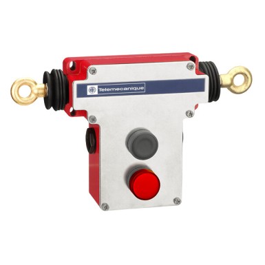 XY2CEDA196H7 - Telemecanique - Dual emergency stop rope pull switch, Telemecanique rope pull switches XY2C, e 2x(1NC+1NO), 1/2