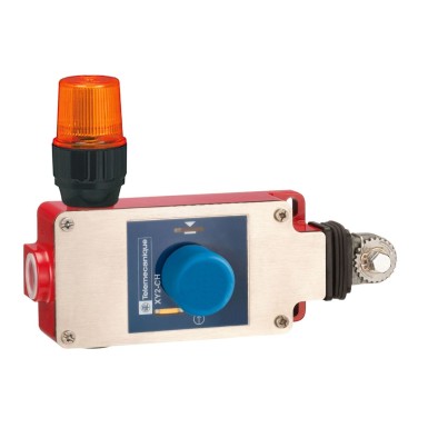 XY2CH13353 - Latching emergency stop rope pull switch, Telemecanique rope pull switches XY2C, 1NC+1NO, pilot light 24 V - Schneider Electric - Latching emergency stop rope pull switch, Telemecanique rope pull switches XY2C, 1NC+1NO, pilot light 24 V - Schneider Electric - 0