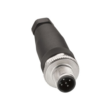 XZCC12MDM50B - Male, M12, 5 pin, straight connector, cable gland Pg 7 - Schneider Electric - Male, M12, 5 pin, straight connector, cable gland Pg 7 - Schneider Electric - 0