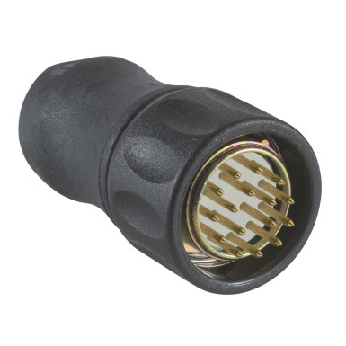 XZCC23FDP160S - Female, M23, 16 pin, straight connector, for encoder - Schneider Electric - Female, M23, 16 pin, straight connector, for encoder - Schneider Electric - 0