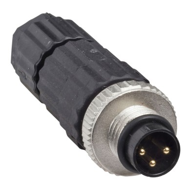 XZCC8MDM30V - Male, M8, 3 pin, straight connector, cable gland M9.5 x 1 - Schneider Electric - Male, M8, 3 pin, straight connector, cable gland M9.5 x 1 - Schneider Electric - 0