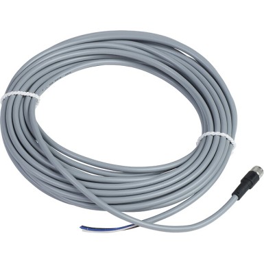 XZCPV2737L3 - Pre wired connect PVC m8 male straight 3pins - Telemecanique - Pre wired connect PVC m8 male straight 3pins - Telemecanique - 0