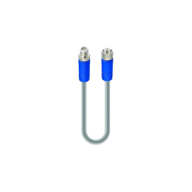 XZCR25K25DL2 - Telemecanique - IO Link Master Jumper Power cable, Male straight M12 5 pin, Female straight M12 5 pin, PUR, 1.5 mm², 2 m