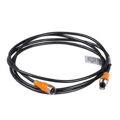 XZCRA151164D2 - Jumper cable XZ, male straight M12 5 pin, female straight M12 5 pin, PVC 2 m - Schneider Electric - Jumper cable XZ, male straight M12 5 pin, female straight M12 5 pin, PVC 2 m - Schneider Electric - 0