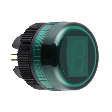 ZA2VA03 - Digital display head, Harmony XB5, 22mm, plastic, green, 7 segments LED + decimal point, 24V DC - Schneider Electric - Digital display head, Harmony XB5, 22mm, plastic, green, 7 segments LED + decimal point, 24V DC - Schneider Electric - 0