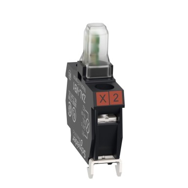 ZALVB3 - Harmony XALD, XALK, Light block for head ?22, green, integral LED, mounting in back of enclosure, sc - Schneider Electric - Harmony XALD, XALK, Light block for head ?22, green, integral LED, mounting in back of enclosure, sc - Schneider Electric - 2