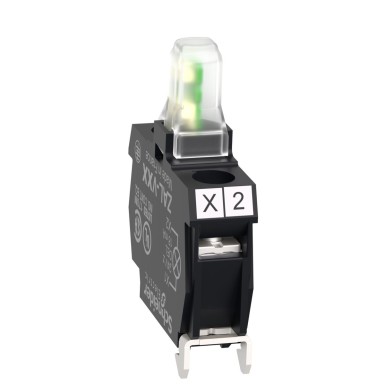 ZALVG1 - Light block for head 22mm, Harmony XAL, universal LED, mounting in back of enclosure, screw clamp terminal, 48…120V AC DC - Schneider Electric - Light block for head 22mm, Harmony XAL, universal LED, mounting in back of enclosure, screw clamp terminal, 48…120V AC DC - Schneider Electric - 5