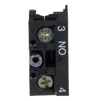 ZB2BE101 - Contact block, Harmony XAC, single contact, spring return, 1 speed, front mounting, screw clamp terminal, 1NO - Schneider Electric - Contact block, Harmony XAC, single contact, spring return, 1 speed, front mounting, screw clamp terminal, 1NO - Schneider Electric - 4