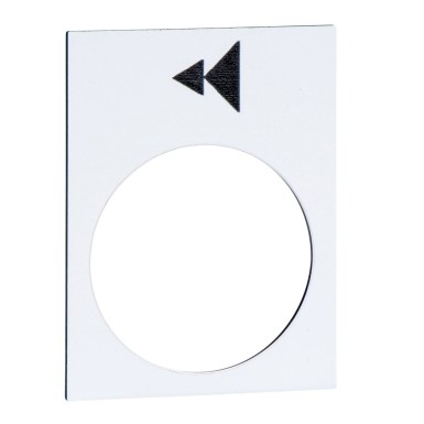 ZB2BY4906 - legend plate 30x40 mm - Schneider Electric - legend plate 30x40 mm - Schneider Electric - 0