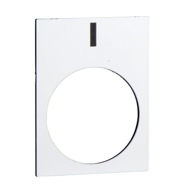 ZB2BY4980 - Legend 30 x 40 mm white I - Schneider Electric - Legend 30 x 40 mm white I - Schneider Electric - 0