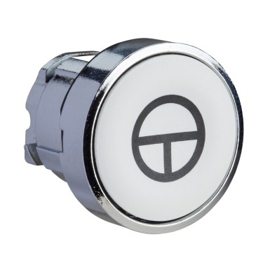 ZB4BA145 - Head for non illuminated push button, Harmony XB4, white flush pushbutton ?22 mm spring return "T" - Schneider Electric - Head for non illuminated push button, Harmony XB4, white flush pushbutton ?22 mm spring return "T" - Schneider Electric - 0