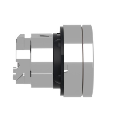 ZB4BA18 - Head for illuminated push button, Harmony XB4, metal, white flush, 22mm, universal LED, for insertion legend - Schneider Electric - Head for illuminated push button, Harmony XB4, metal, white flush, 22mm, universal LED, for insertion legend - Schneider Electric - 4