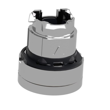 ZB4BA18 - Head for illuminated push button, Harmony XB4, metal, white flush, 22mm, universal LED, for insertion legend - Schneider Electric - Head for illuminated push button, Harmony XB4, metal, white flush, 22mm, universal LED, for insertion legend - Schneider Electric - 5