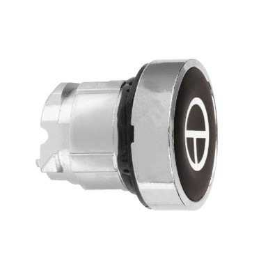 ZB4BA245 - Head for non illuminated push button, Harmony XB4, black flush pushbutton ?22 mm spring return "T" - Schneider Electric - Head for non illuminated push button, Harmony XB4, black flush pushbutton ?22 mm spring return "T" - Schneider Electric - 0