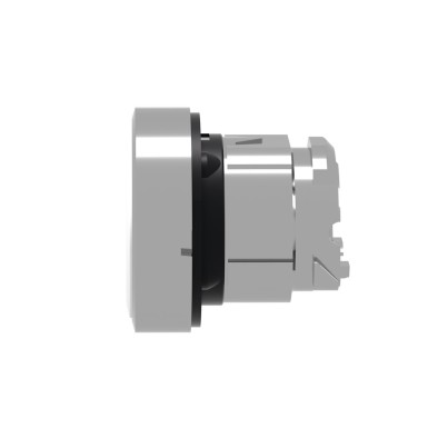 ZB4BA334 - Harmony XB4, Push button head, metal, flush, white, ?22, spring return, marked UP ARROW - Schneider Electric - Harmony XB4, Push button head, metal, flush, white, ?22, spring return, marked UP ARROW - Schneider Electric - 4