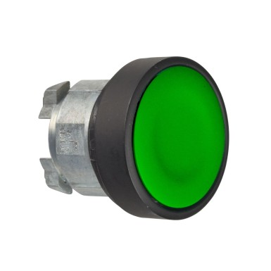 ZB4BA37 - Head for non illuminated push button, Harmony XB4, green flush pushbutton ?22 mm spring return unmar - Schneider Electric - Head for non illuminated push button, Harmony XB4, green flush pushbutton ?22 mm spring return unmar - Schneider Electric - 0