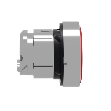 ZB4BA434 - Push button head, Harmony XB4, metal, flush, red, 22mm, spring return, marked STOP - Schneider Electric - Push button head, Harmony XB4, metal, flush, red, 22mm, spring return, marked STOP - Schneider Electric - 4