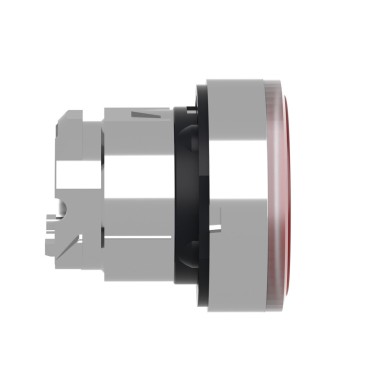 ZB4BA48 - Head for illuminated push button, Harmony XB4, metal, red flush, 22mm, universal LED, spring return, for insertion legend - Schneider Electric - Head for illuminated push button, Harmony XB4, metal, red flush, 22mm, universal LED, spring return, for insertion legend - Schneider Electric - 5